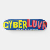 CYBER LUVR JMT 7 3/4"スケートボードデッキ スケートボード (横)