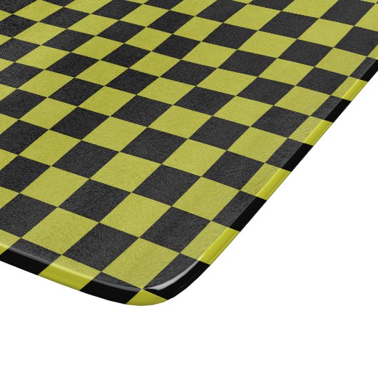 Cyber lyme checkerboard pattern カッティングボード (角)
