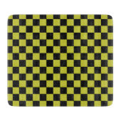 Cyber lyme checkerboard pattern カッティングボード (正面)