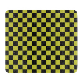 Cyber lyme checkerboard pattern カッティングボード