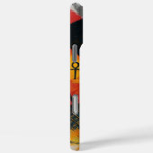 Cyber Nefertiti iPhoneケース – エジプトのネオンテック Case-Mate iPhoneケース (裏面 / 右)