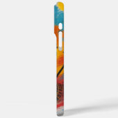 Cyber Nefertiti iPhoneケース – エジプトのネオンテック Case-Mate iPhoneケース (裏面 / 左)