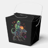 Cyber Neon Skeleton Riding Robo Dino – Halloween  フェイバーボックス (正面)