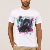 CYBER-NINJA GHOST PROTOCOL | Futuristic Oni Mask S Tシャツ (正面)