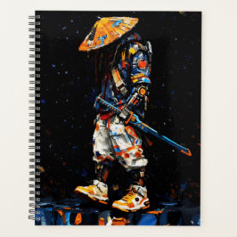 Cyber Ninja Palette Knife Neon Orange Impasto プランナー手帳