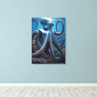 Cyber Octopus canvas print キャンバスプリント