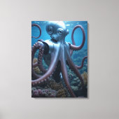 Cyber Octopus canvas print キャンバスプリント (正面)