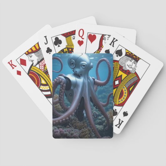 Cyber Octopus Poker playing cards トランプ (裏面)