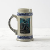 Cyber Octopus right hand blue stein ビールジョッキ (左)