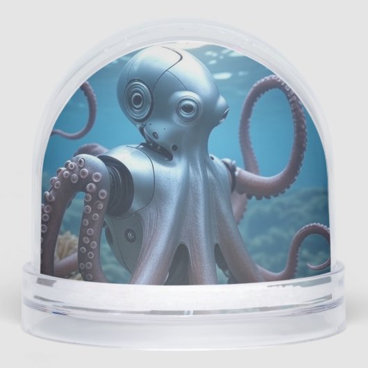 Cyber Octopus snow globe (正面)