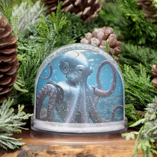 Cyber Octopus snow globe (冬)