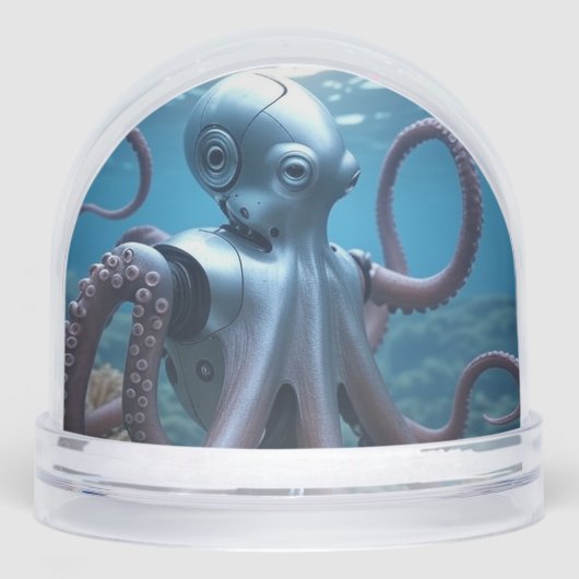 Cyber Octopus snow globe (正面)
