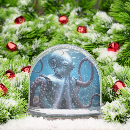 Cyber Octopus snow globe (クリスマス)