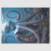 Cyber Octopus tissue paper 薄葉紙 (正面)