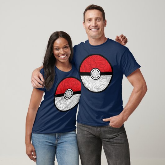 Cyber Pokeball Tシャツ (ユニセックス)