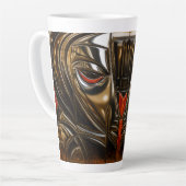 Cyber Relic Metal Art カフェラテマグ (左アングル)