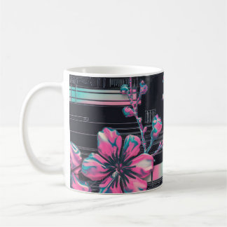 Cyber Sakura Skyline コーヒーマグカップ