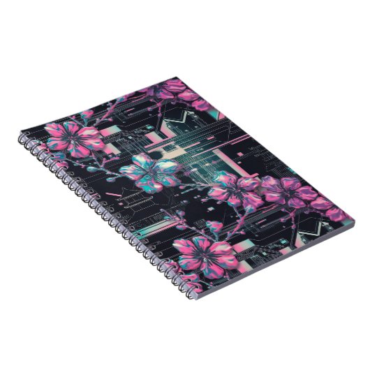 Cyber Sakura Skyline ノートブック (右側)