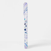 Cyber Samurai Anime Boy Vaporwave Warrior Art iPhoneケース (左側面)