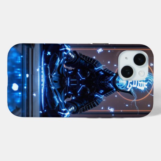 Cyber Samurai: Digital Enlightenment Case-Mate iPhoneケース (裏面 (横))