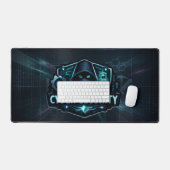 Cyber Security Elite Hacker XXL Desk Mat  Mousepad デスクマット (キーボード&マウス)