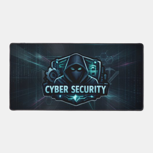 Cyber Security Elite Hacker XXL Desk Mat  Mousepad デスクマット (正面)