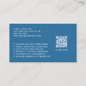 Cyber Security Engineer Service QR Code 名刺 (裏面)