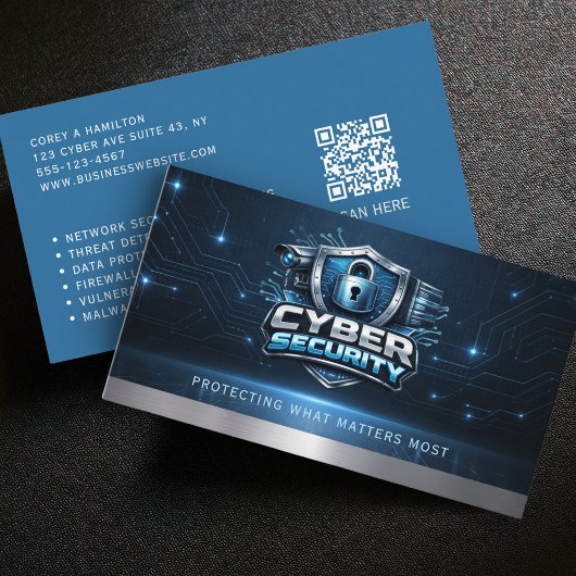 Cyber Security Engineer Service QR Code 名刺