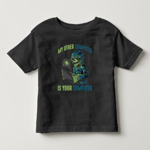 Cyber Security Hacker Computer Admin Programmer(サイ トドラーTシャツ