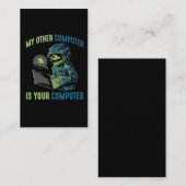 Cyber Security Hacker Computer Admin Programmer(サイ 名刺 (正面/裏面)