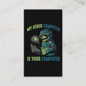 Cyber Security Hacker Computer Admin Programmer（サイ 名刺 (正面)