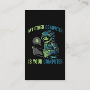 Cyber Security Hacker Computer Admin Programmer（サイ 名刺