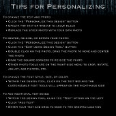 Cyber Security Tech Blue Business Photo Desk Mat デスクマット