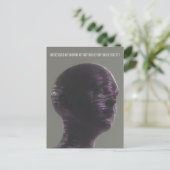 Cyber Skull Binary Hello Future Technology Design シーズンポストカード (スタンド正面)