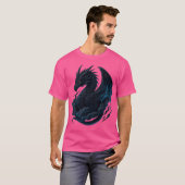 Cyber Tiger – ネオン圏の守護者 Tシャツ (正面フル)