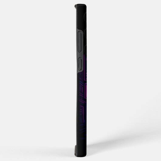 Cyber Tokyo Hacker – Neon Glow Samsung GPhone Case Samsung Galaxyケース (右側面)