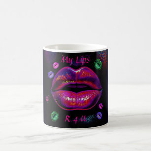 Cyber Venus Lips - My Lips R 4 U コーヒーマグカップ