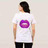 Cyber Venus Lips - My Lips R 4 U トライブレンドTシャツ (裏面全面)