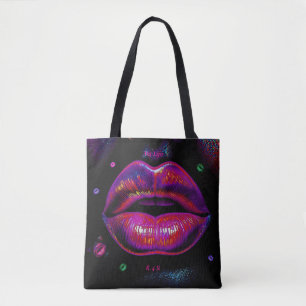 Cyber Venus Lips - My Lips R 4 U トートバッグ