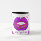 Cyber Venus Lips - My Lips R 4 U. Multiplied. マグカップ (中央)