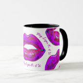 Cyber Venus Lips  - My Lips R 4 U. Multiplied.  マグカップ (正面右)