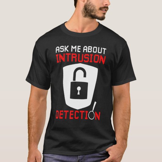 Cyber Warrior Intrusion Detection & Ethical Hacker Tシャツ (正面)