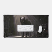 Cyber Wolf Gaming Mousepad デスクマット (キーボード&マウス)