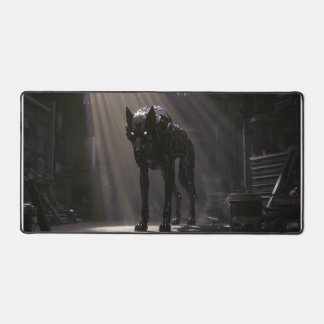 Cyber Wolf Gaming Mousepad デスクマット