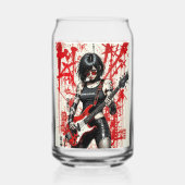 CyberBassの反逆ガラスがセット ガラス缶 (正面)