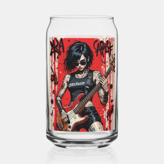 CyberBassの反逆ガラスがセット ガラス缶 (裏面)