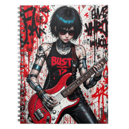 CyberBassの反逆スパイラルノート ノートブック