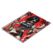 CyberBassの反逆スパイラルノート ノートブック (左側)