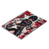 CyberBassの反逆スパイラルノート ノートブック (左側)