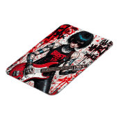 CyberBass反乱柔軟なフォトマグネット マグネット (左側)